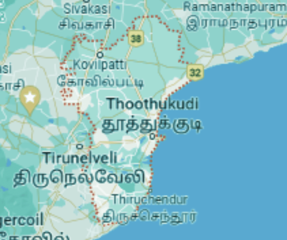 Thoothukudi district map
